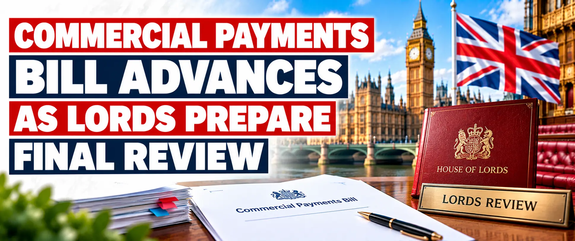 Home Commercial Payments Bill Advances as Lords Prepare Final Review